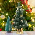 thumbnail image 6 of Abbraccia 16inch Tabletop Christmas Tree Artificial Xmas Tree Realistic Mini Christmas Tree for Home Shelf Desktop Party Supplies Gifts Golden, 6 of 10