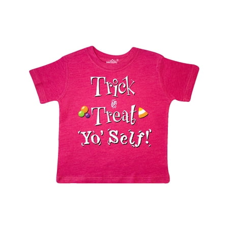 

Inktastic Trick or Treat Yo Self with Candy Corn Gift Toddler Boy or Toddler Girl T-Shirt