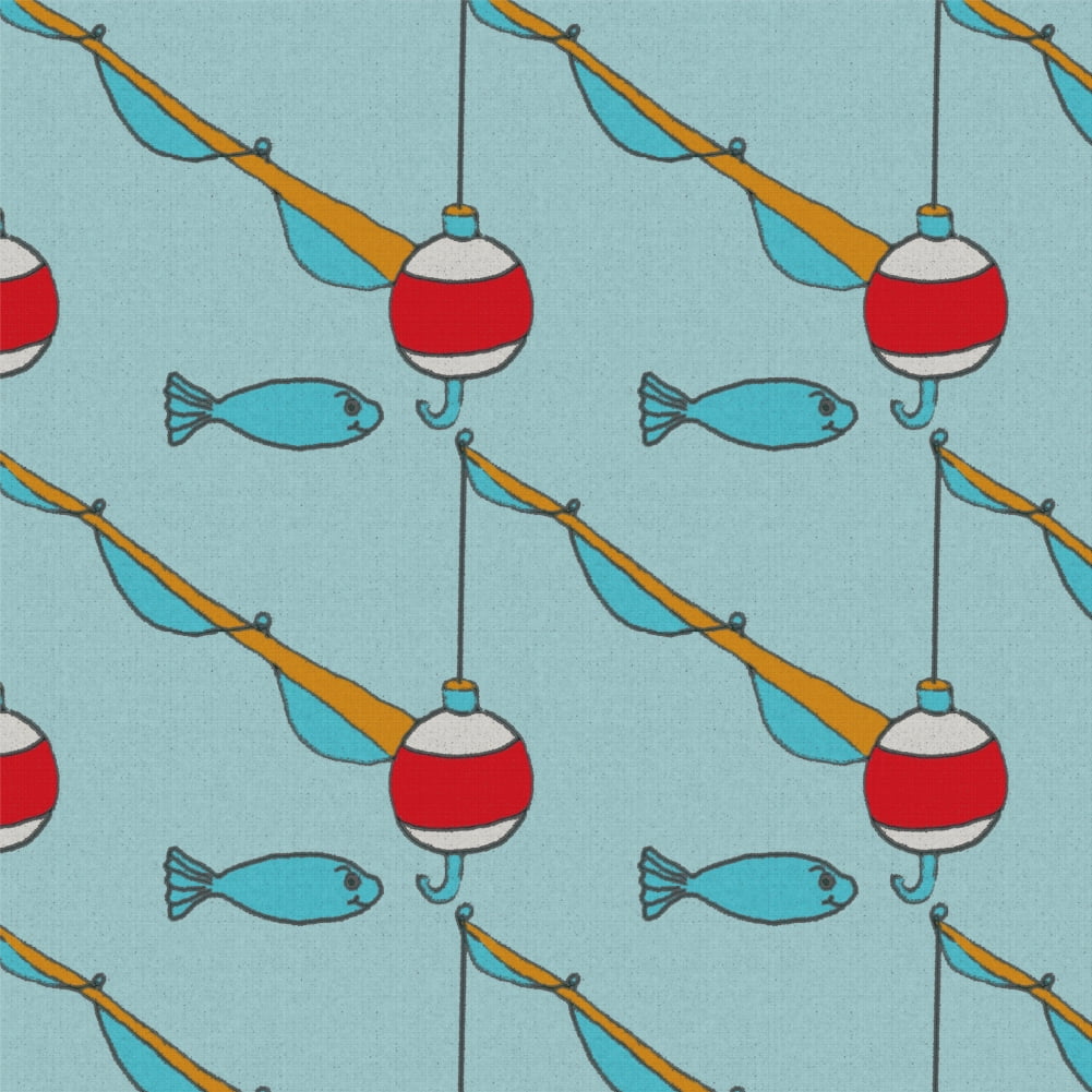 The Mesmerizing Fishing Bobber Pattern Premium Roll Gift Wrap Wrapping Paper
