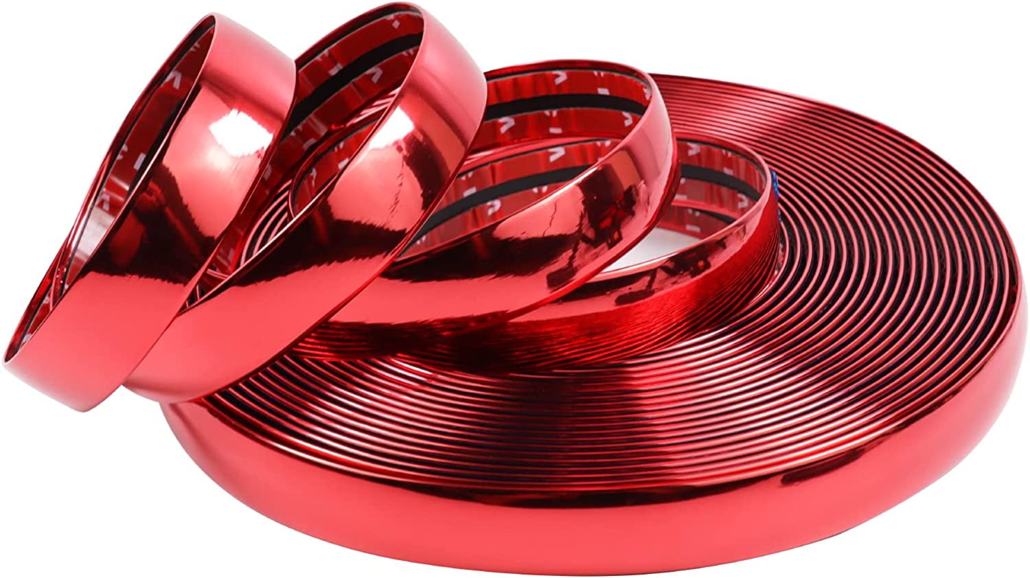 25Foot Chrome Red Automotive Trim Molding Strip 1"(25mm) Cars Body
