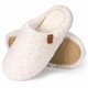 thumbnail image 1 of wonima44 Women's Fuzzy Slip-on Slippers Soft Comfy Memory Foam Indoor House Shoes, 1 of 1