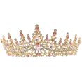 thumbnail image 4 of KAKOWELY Tocado de novia para boda, corona de novia, corona de novia delicada, diadema de novia, tiara de novia, diadema, 4 of 4