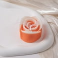 thumbnail image 4 of HBBKVI Rose Candles, Single Wick Scented Candle for Home Decorations, Gift Flower Candle Orange, 4 of 6