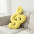 thumbnail image 4 of Coussin Décoratif en Forme de Note de Musique, Coussin Jeté Doux Rempli, Insert pour Salon, Sofa, Lit et Maison, 4 of 4