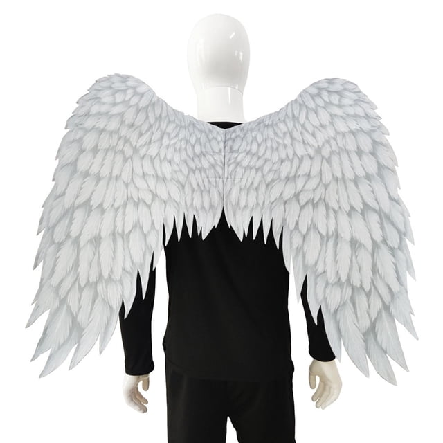Alas de ángel adulto Macarena para disfraces Halloween carnaval Blanco