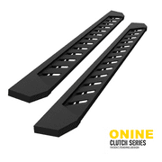 ONINE CRB830110 Clutch Running Boards Custom Fit 2019-2021 Chevy Silverado/Gmc Sierra 1500 & 2020-2021 Chevy Silverado/Gmc Sierra 2500/3500 Crew Cab Side Step Nerf bar ,7 Inch Wide Texture Black