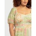 thumbnail image 6 of Jessica Simpson Women's Plus Emmory Tiered Maxi Dress, Sizes 0X-4X, 6 of 6