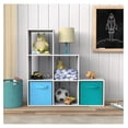 thumbnail image 6 of GusaPl Cubeicals 3-2-1 Cube Storage Shelf Organizer Bookshelf, 3 Tier, Steps, Corner Unit, Easy Assembly, Wood, White Finish, 6 of 9