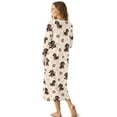 thumbnail image 5 of POLERO Dachshund Dog Paws Print Long Nightgowns for Women, Soft Comfy Lightweight Nightgown Long-sleeve Nightdress Sleepwear Full Length House Dress, Small, 5 of 7