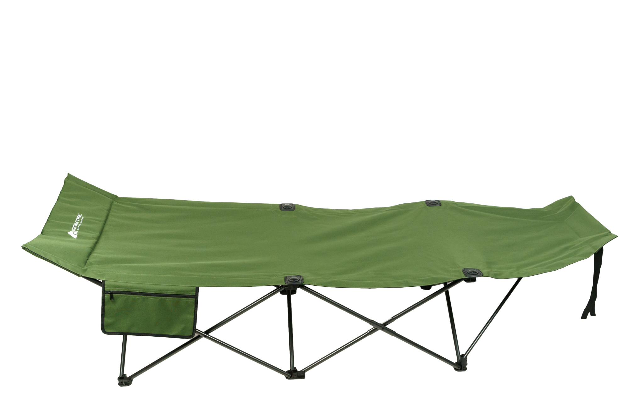 Ozark Trail Adult Camp Cot, Green, 80.2 inches x 30.2 inches x 23.5 inches - image 2 of 16
