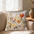 thumbnail image 6 of Orangide 3D Flower Print Cushion Cover Soft Pillow Case Square Decorative Throw Cover for Sofa Bed Living Room Home Decor 18x18 In, 6 of 6