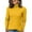 48#Yellow, variant on Womens Sweaters Turtleneck Cable Knit Long Sleeve Pullover Cute Fitted Trendy Basic Fall Winter Tops Beige L