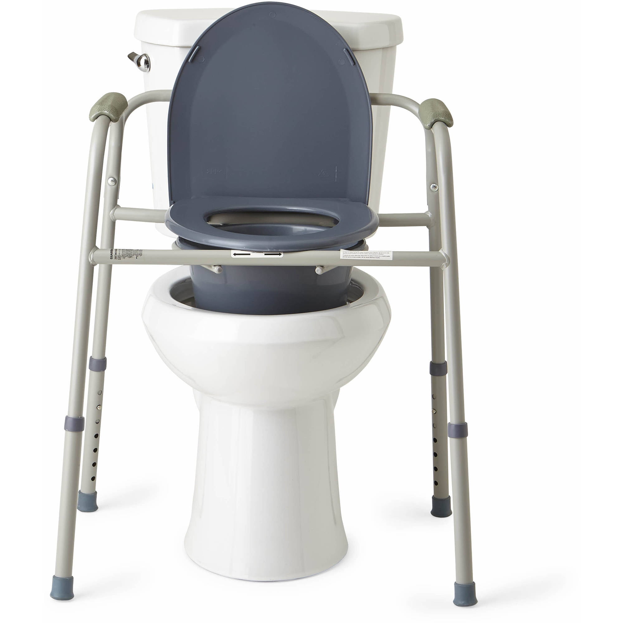 Medline Steel 3 In 1 Bedside Toilet Commode Walmartcom