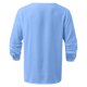 thumbnail image 2 of Camisas Manga Larga Hombre Camiseta sólida informal para hombre, camiseta con cuello en V y diseño de puño especial, blusa holgada de manga larga a la moda (Sky Blue, M), 2 of 4