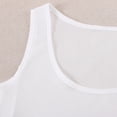 thumbnail image 5 of NICEXMAS Women's White Chiffon with Cooling Effect, Stylish Fashion Design, Lightweight and Breathable 1 Piece, 5 of 8