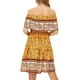 thumbnail image 5 of Minnieouse Vestido corto Cintura alta Vestido de verano Vacaciones en la playa Ropa de verano Caqui L Prendas para la parte del cuerpo Amarillo S Minnieouse AP010707-09, 5 of 6