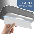 thumbnail image 6 of Paper Towel Dispenser Wall Mounted Adhesive Multifold Trifold Commercial Paper Hand Towel Dispenser for Bathroom White, 6 of 8