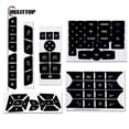 thumbnail image 1 of Car Button Repair Sticker Matte Black Decals Stickers For Mercedes For Benz GLK350 C Class CLS C218 SLK W172 W204 W207 W212 W218, 1 of 5