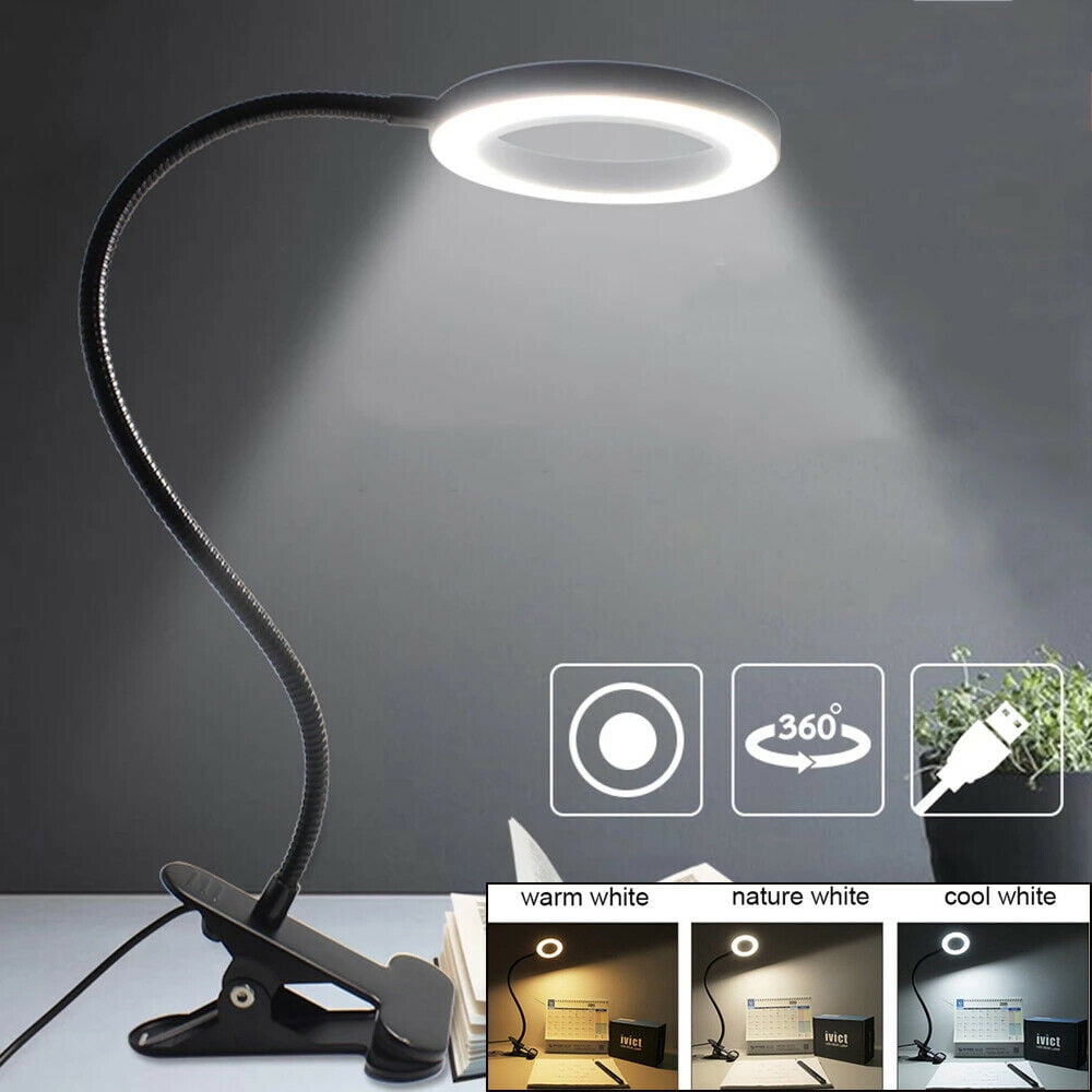 i-Zoom 36 LED Flex-Neck Desk Lamp Dual Power USB or Battery *New-In-Box* 