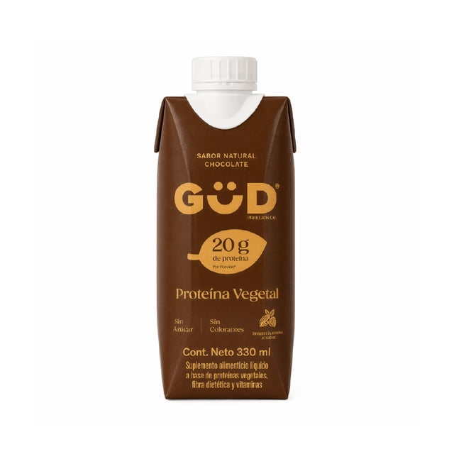 Bebida Vegetal Gud Sabor Chocolate con 20 g de proteína 330 ml