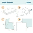thumbnail image 6 of Wildkin Baby Play Mat - Large Folding Foam Play Mat for Infants, Babies, Toddlers, Waterproof, Double-sided (70" x 59") - Strawberry Patch, 6 of 6