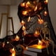 thumbnail image 5 of Luces de hadas de Halloween, 3m 20led Calabaza, Fantasma y Murciélago Luces de Halloween, Iluminación de decoración de Halloween Lámpara de Halloween con pilas para decoración Exterior Interior (batería no incluida) Zhivalor  LN-1463, 5 of 7