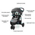 Graco Modes 3 Lite Platinum Travel System, Wit