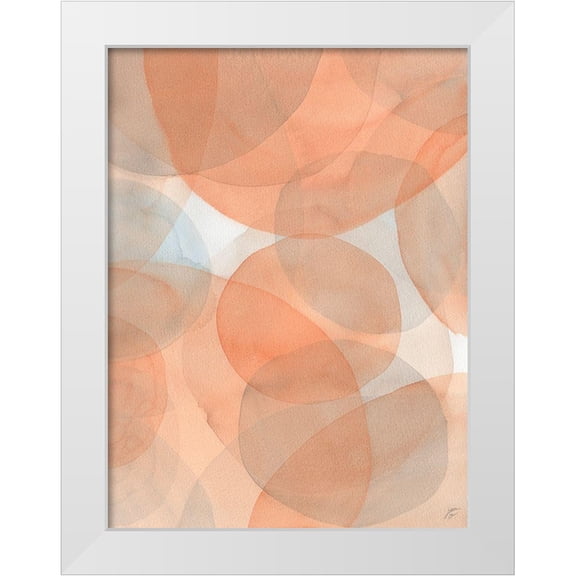 Lee, Judson 12x14 White Modern Wood Framed Museum Art Print Titled - Bubble Water I