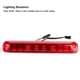 thumbnail image 5 of Luz de freno LED ANGGREK de Montaje Alto para Chevy Silverado 1500 2500 3500, 5 of 8