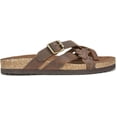 thumbnail image 3 of White Mountain Womens Harrington Braided Leather Footbed Sandals, 3 of 6