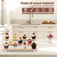 thumbnail image 2 of MesaSe Acrylic Display Risers 4 Tier Perfume Organizer Stand Wood Tiered Display Shelf Cupcake Stand Holder Large Shelf Risers for Figures Dessert Shelves for Party Riser Stand for Decora, 2 of 10