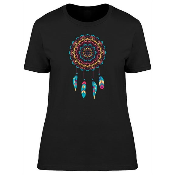 Cute Colorful Boho Dreamcatcher T-Shirt Women -Image by Shutterstock, Female XX-Large