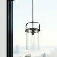 thumbnail image 3 of Innovations Lighting 413-1S-8 Pilaster Pilaster 9" Wide Mini Pendant - Nickel, 3 of 7