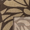 thumbnail image 6 of SAFAVIEH Veranda Kandy Floral Indoor/Outdoor Area Rug, 5'3" x 7'7", Chocolate/Terracotta, 6 of 7