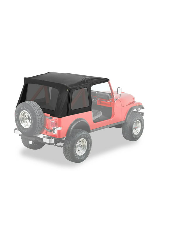 $100 Rebate Available -Bestop 545 Jeep Cj7/Wrangler with Tinted Windows Supertop Classic Replacement Top, Black Denim Fits select: 1989-1995 JEEP WRANGLER / YJ, 1979 AMERICAN MOTORS JEEP
