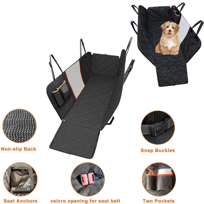 Back Seat Extender for Dogs,Dog Car Seat Cover for Back Seat Bed