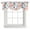 Blue Red, variant on Tie Up Valances for Windows, Multicolored Coral Adjustable Valance Curtains Window Treatment for Living Room, Coastal Ocean Orange Blue Green Ombre Rod Pocket Kitchen Curtains & Drapes 60x18 Inch