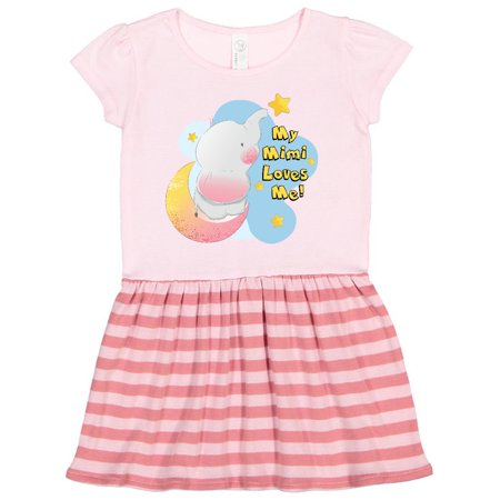 

Inktastic My Mimi Loves Me Gift Toddler Girl Dress