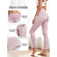 thumbnail image 4 of NELEUS Womens Compression Yoga Leggings for Workout High Waist Tummy Control with 2 Pockets,Black+Gray+Light Pink,US Size L, 4 of 11