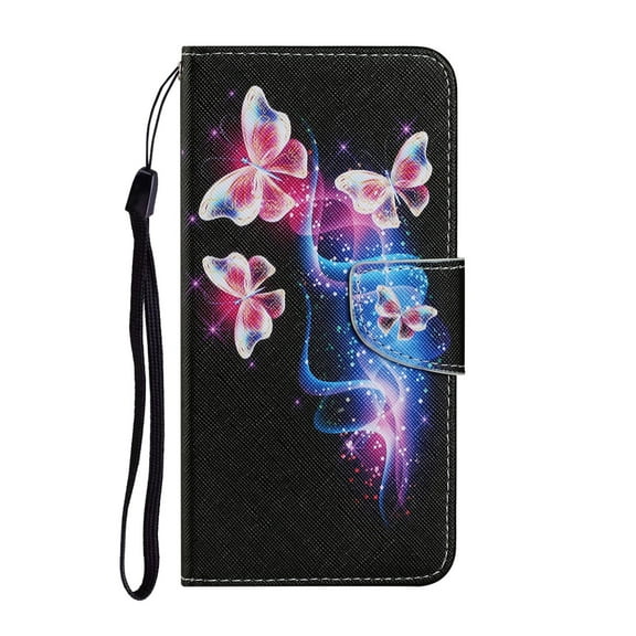 Allytech Galaxy S20 FE Wallet Case, Galaxy FE 5G Case, Colorful Pattern Case for Girls Women Credit Cards Slots Stand Feature Hand Wrist Strape Wallet Case for Samsung Galaxy S20 FE