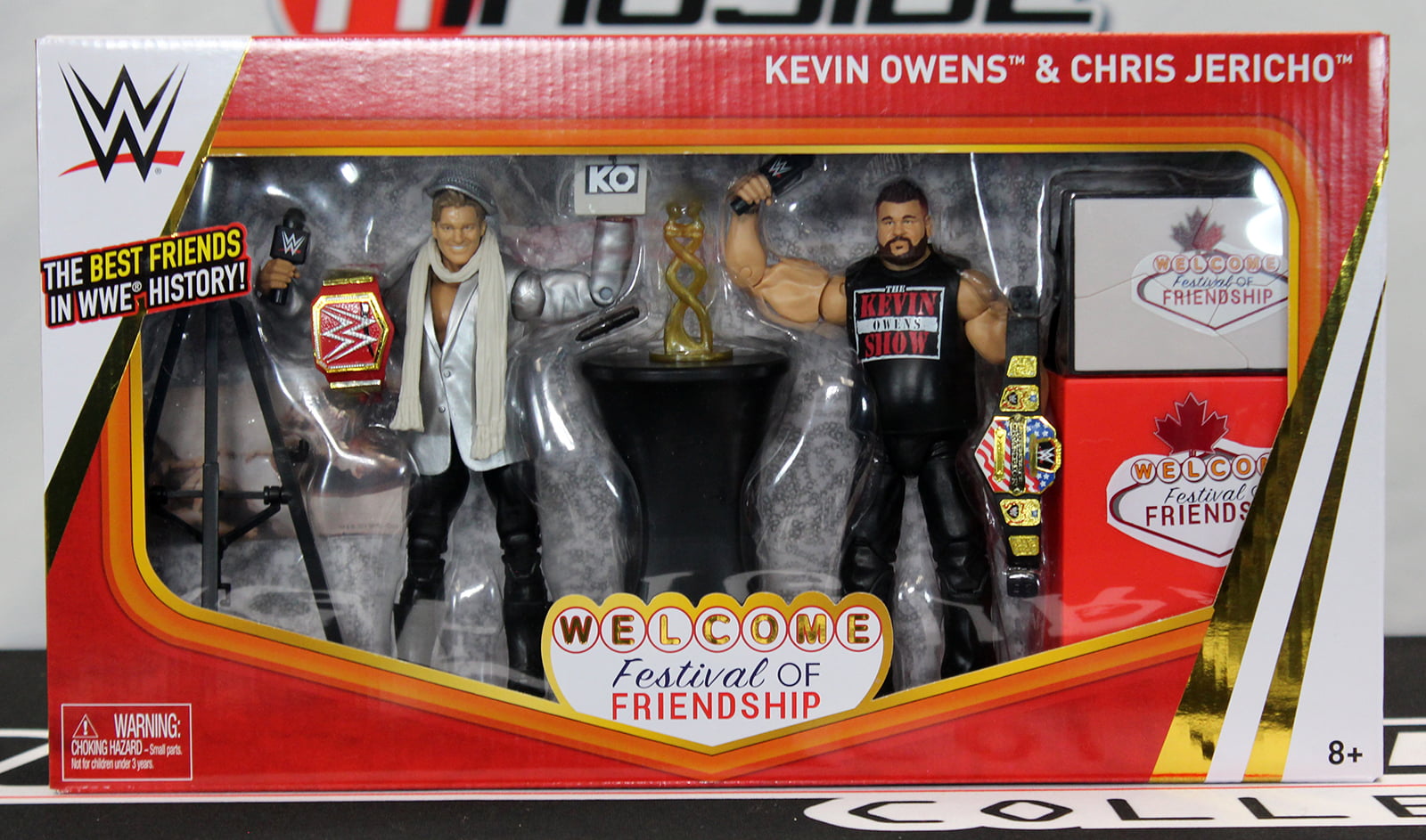 KEVIN OWENS CHRIS JERICHO WWE Mattel Elite Festival of Friendship 2 Pack Box Set 
