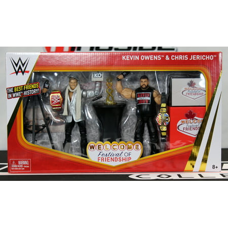 Festival of Friendship (Chris Jericho & Kevin Owens) - WWE Epic Moments Toy Wrestling Action