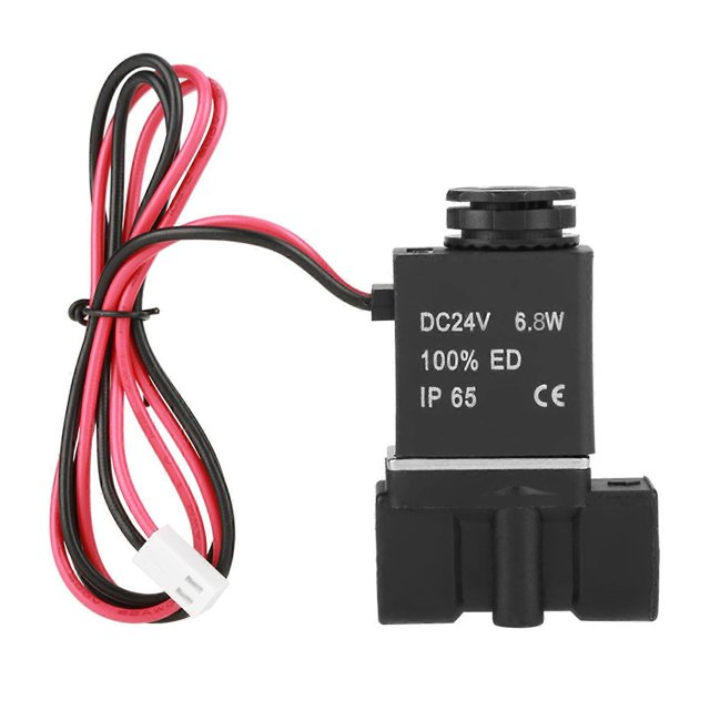 Électrovanne électrique en plastique filetée 2P025-08 DC24V PT 1/4" pour eau/air/huile