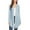 Ash Blue, variant on Women's Lightweight Casual Open Front Long Sleeve Solid Cardigan Office Wear S-3XL