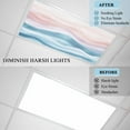 thumbnail image 5 of Ceiling Light Cover for Classroom, Abstract Coastal Magnetic Fluorescent Light Covers Filter for School,Office, 2X4&nbsp; FT, Pack of 4, Watercolor Sky Ocean Pink Blue, 5 of 8