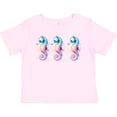 thumbnail image 3 of Inktastic Seahorse Cute Summer Girls Toddler T-Shirt, 3 of 5