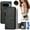 Black, variant on Allytechgroup Crossbody Strap Wallet Case for Google Pixel 10 /10 Pro, Flip Cover with Multiple Cards Slots RFID Blocking Anti-Scratch Cash Zipper Pocket Shockproof Cover Case for Women Men, Blue