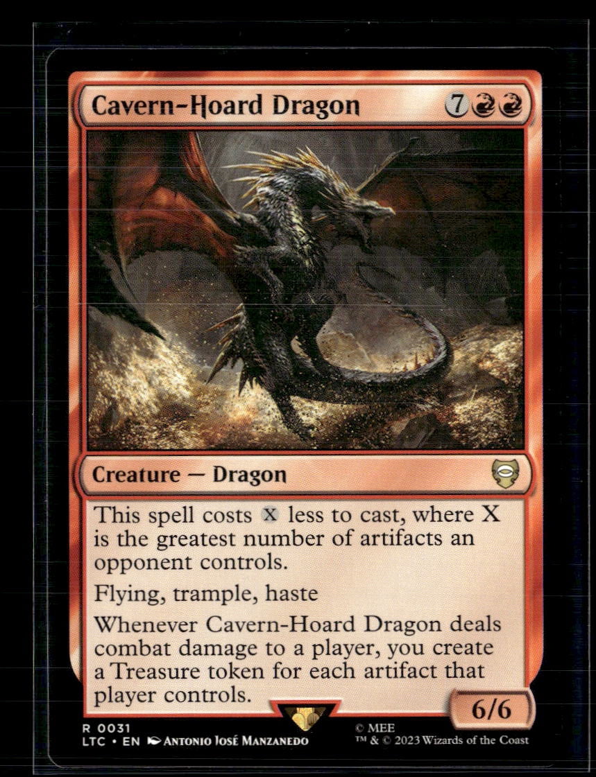 2023 Magic: The Gathering The Lord of the Rings Cavern-Hoard Dragon