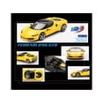 thumbnail image 5 of Ferrari 296 GTB Giallo Modena Yellow with Black Top 1/64 Diecast Model Car by BBR, 5 of 6