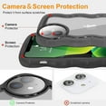 thumbnail image 4 of Compatible with iPhone 11 Case, Cute Curly Wave Frame Shape with Plating Edge, Camera Lens Cover & Soft TPU Silicone Heavy Duty Shockproof Protection Clear Phone case for iPhone 11, Black, 4 of 15